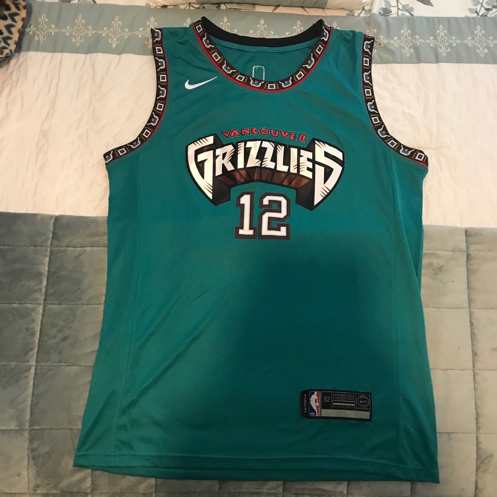 Vancouver Grizzlies Basketball Jersey Size XL
